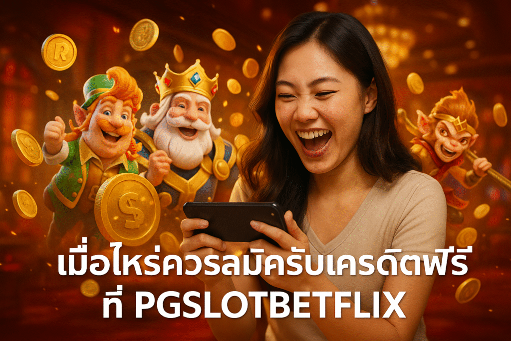 เมื่อไหร่ควรสมัครรับเครดิตฟรีที่ PGSLOTBETFLIX